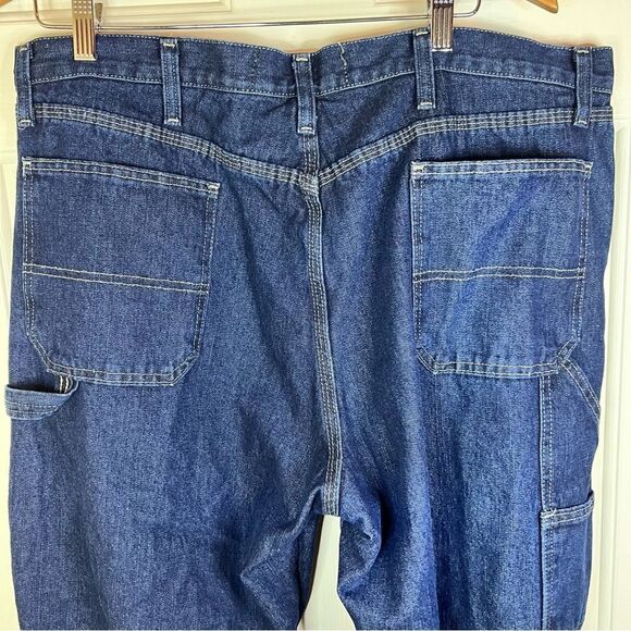 Men’s Wrangler Carpenter Style Fully Fleece Lined Jean‎ Size 38x30 - Picture 5 of 9